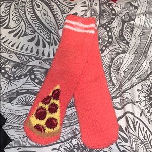 Old Navy Fuzzy Pizza Socks